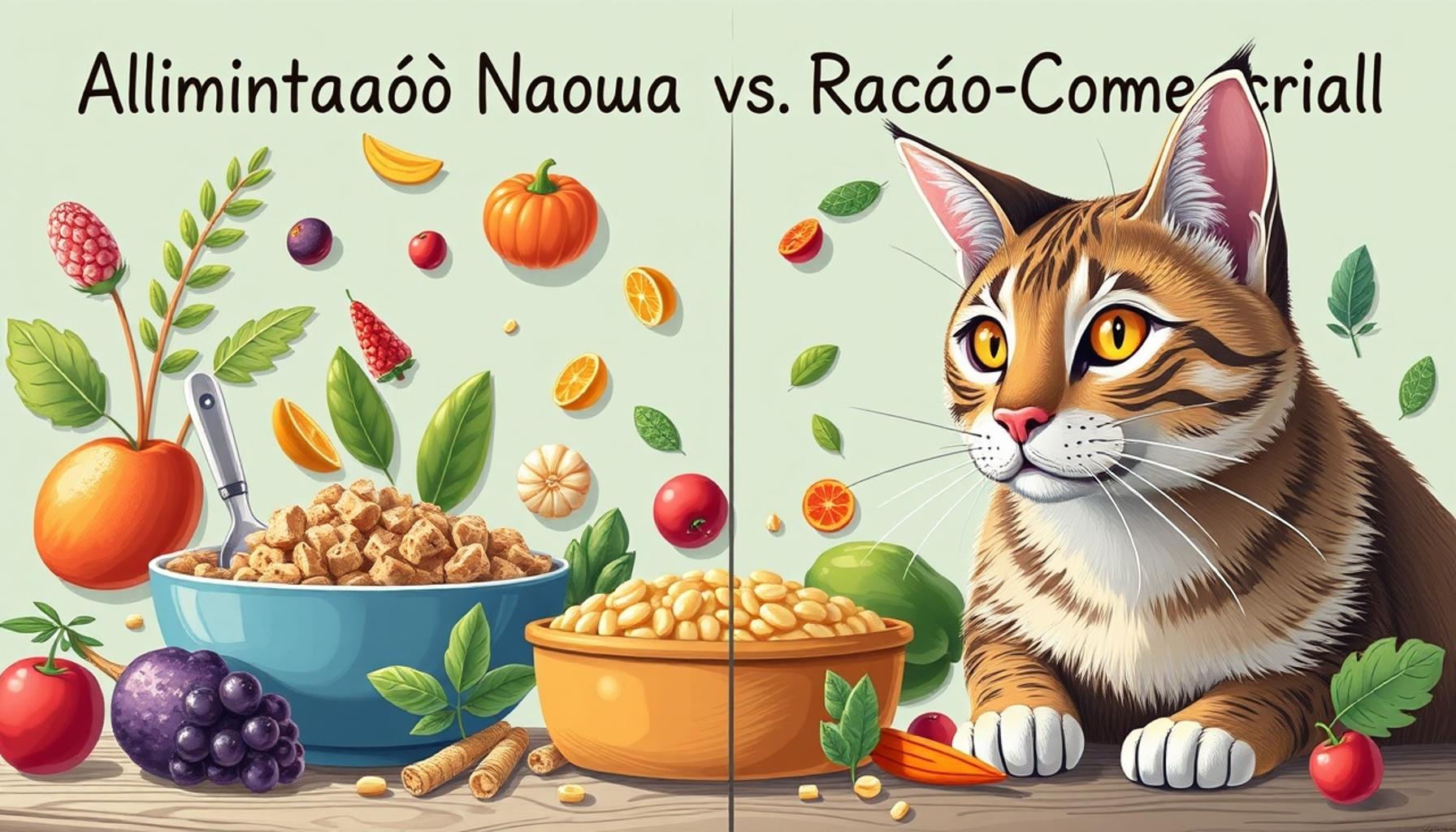 Natural Food vs. Commercial Food: What is Best for Your Cat?
