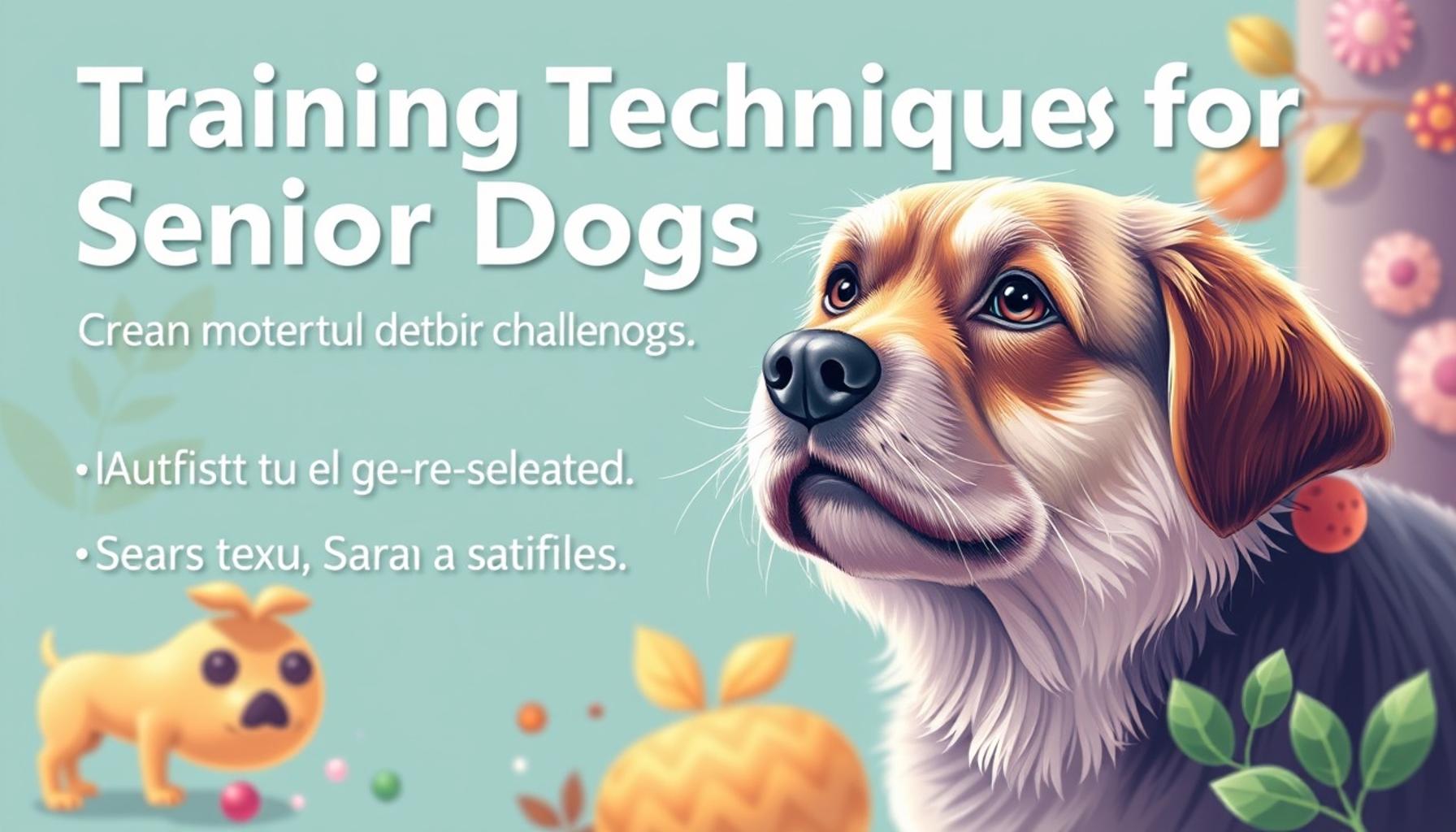 Training Techniques for Senior Dogs: Adapting Methods to Age-Related Challenges